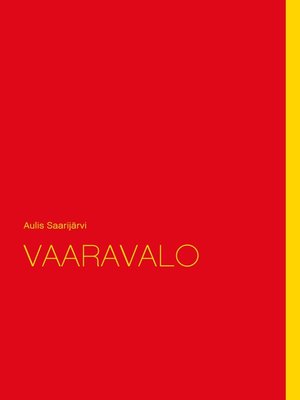 cover image of VAARAVALO